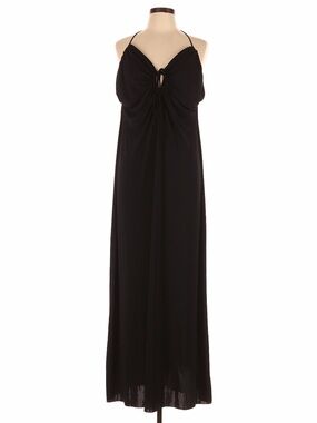Mango Black Halter Top Maxi Dress Womens Size XXL
